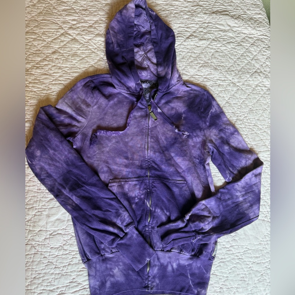 Kayden K Purple Tie-Dye Hoodie